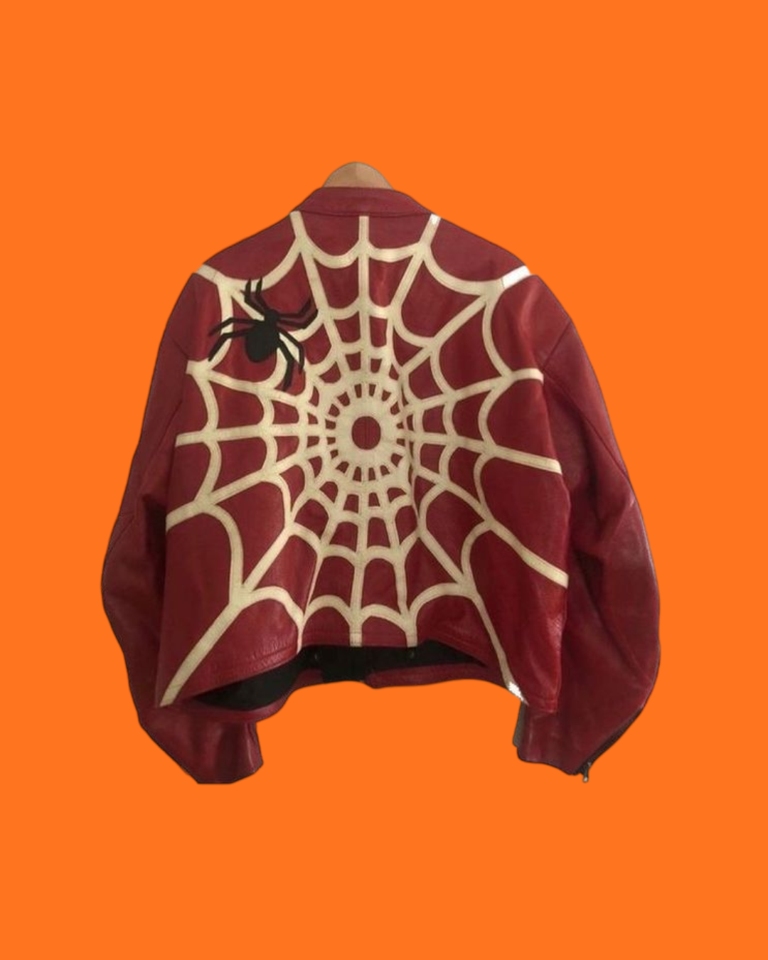 Spiderweb Leather Jacket